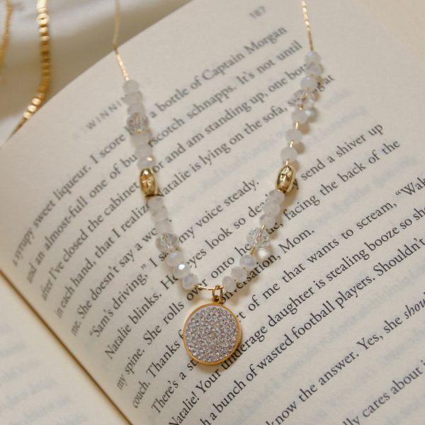 Collier "Circle & Diamond"
