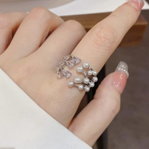 Bague « Crystal Pearl »